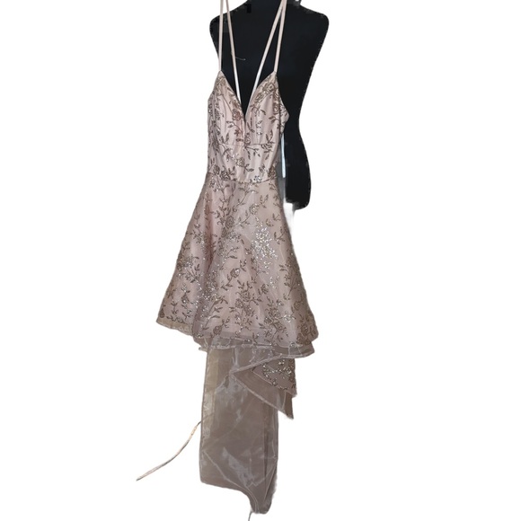 Abby Paris by Lucci Lu sz 6 hi-LO dress - Picture 3 of 7